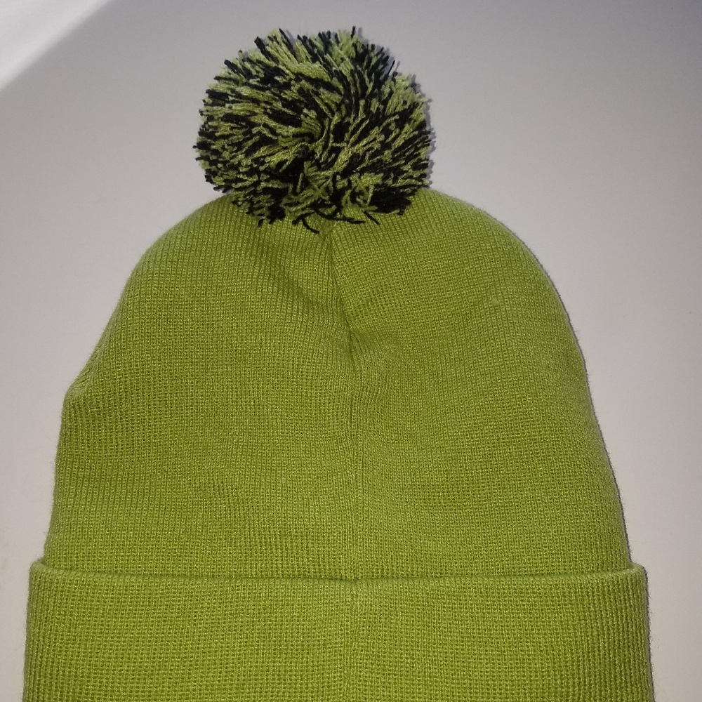 The grinch Dr Seuss knit hat beanie - Picture 2 of 3